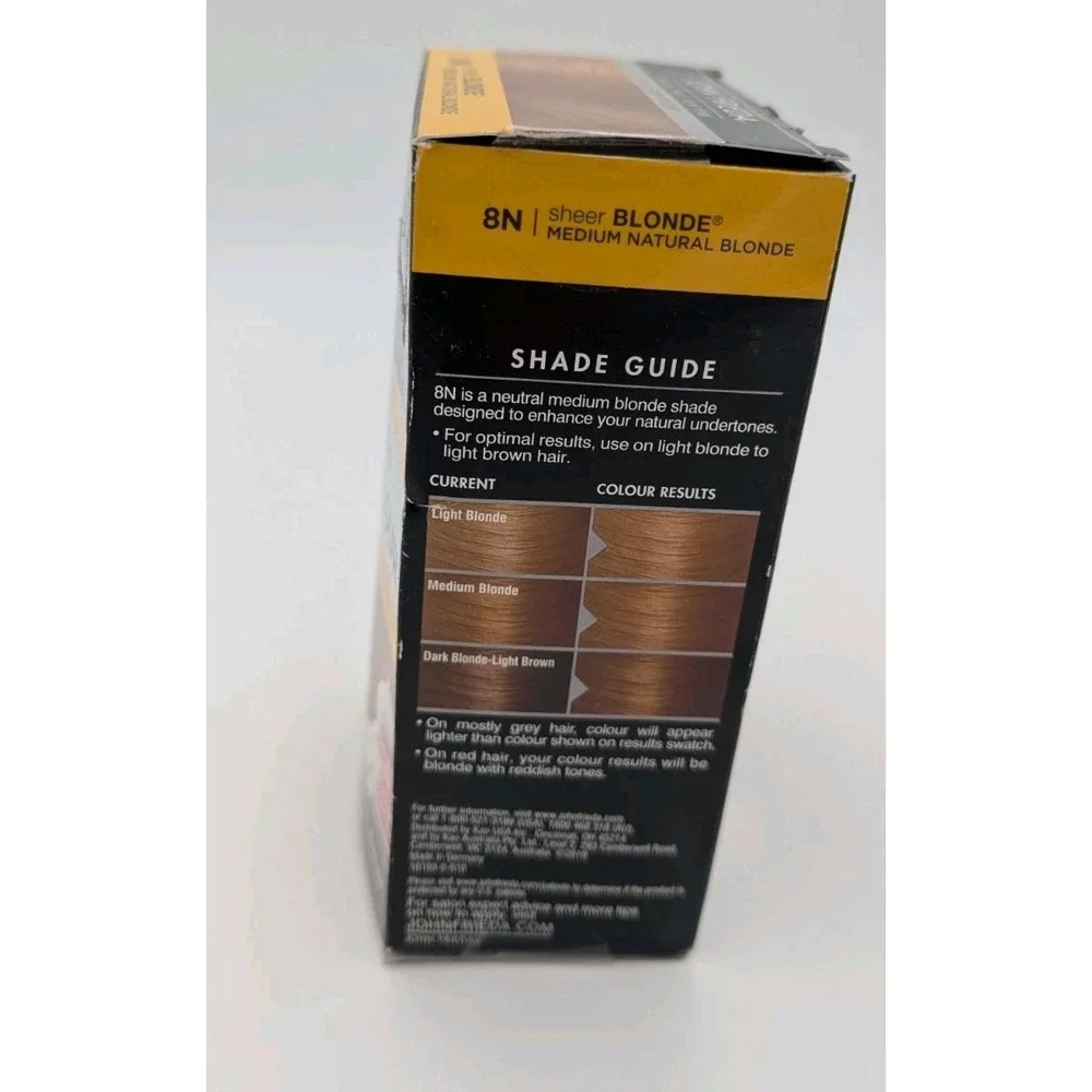 John Frieda Precision Foam Hair Color 8N Medium Blonde Mess Free Kit